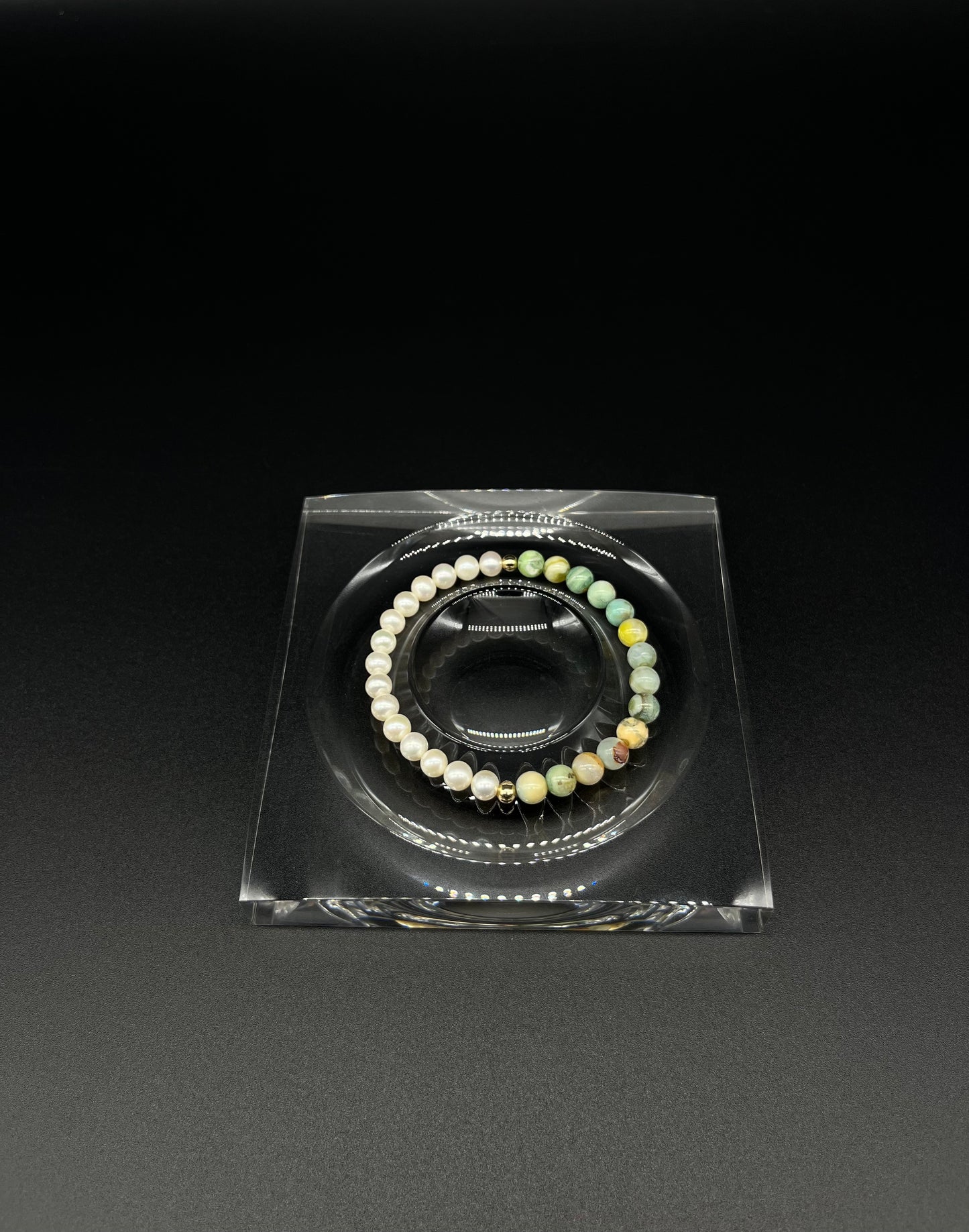 Half Amazonite Bracelet