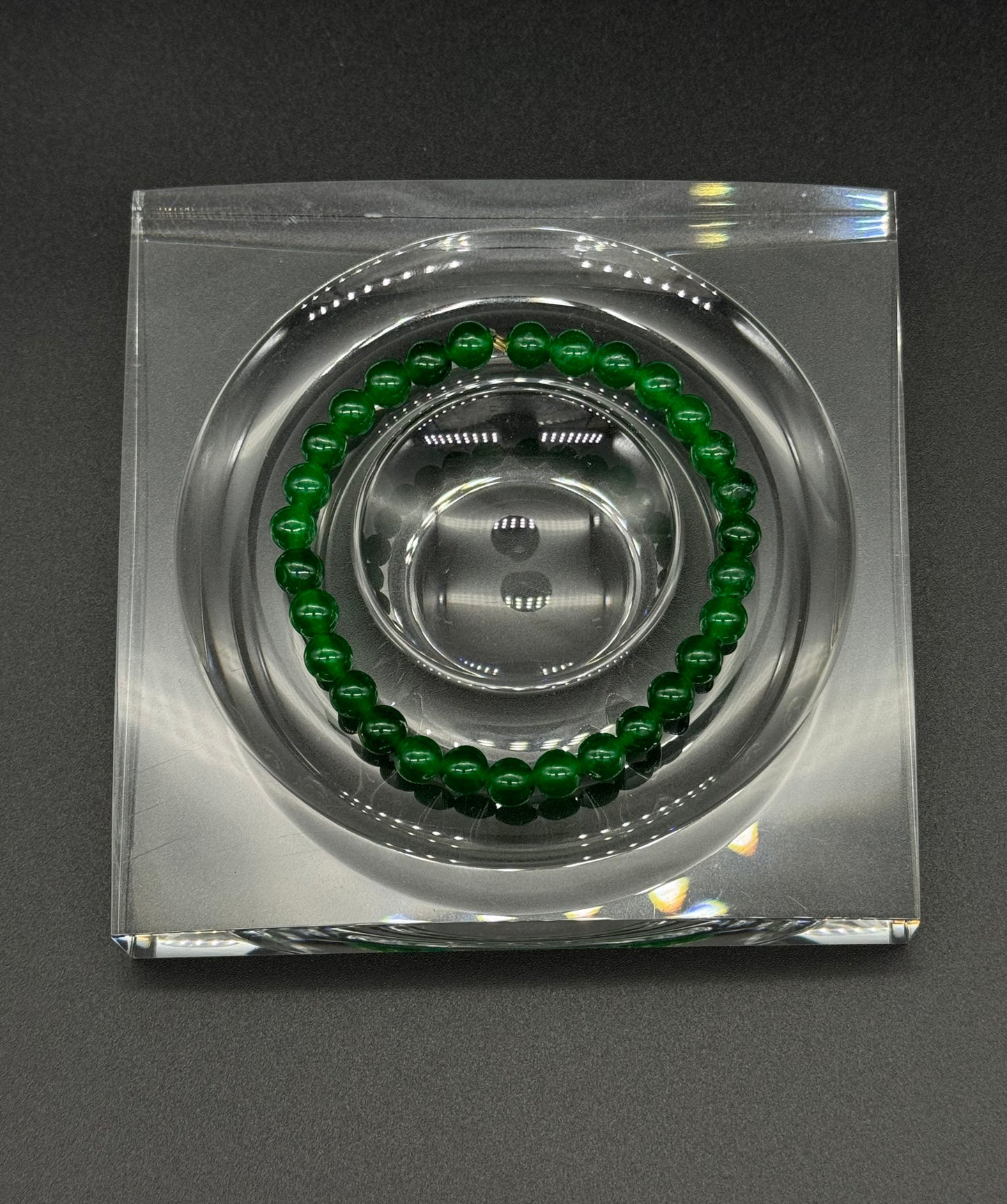Green Bead Bracelet