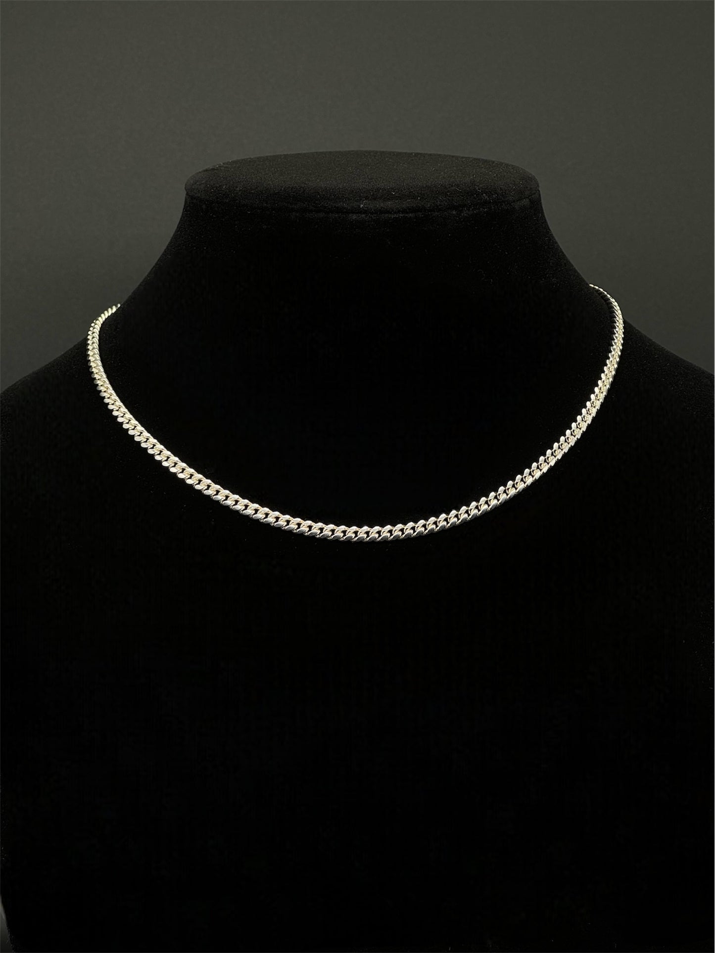 Sterling Silver Curb Necklace