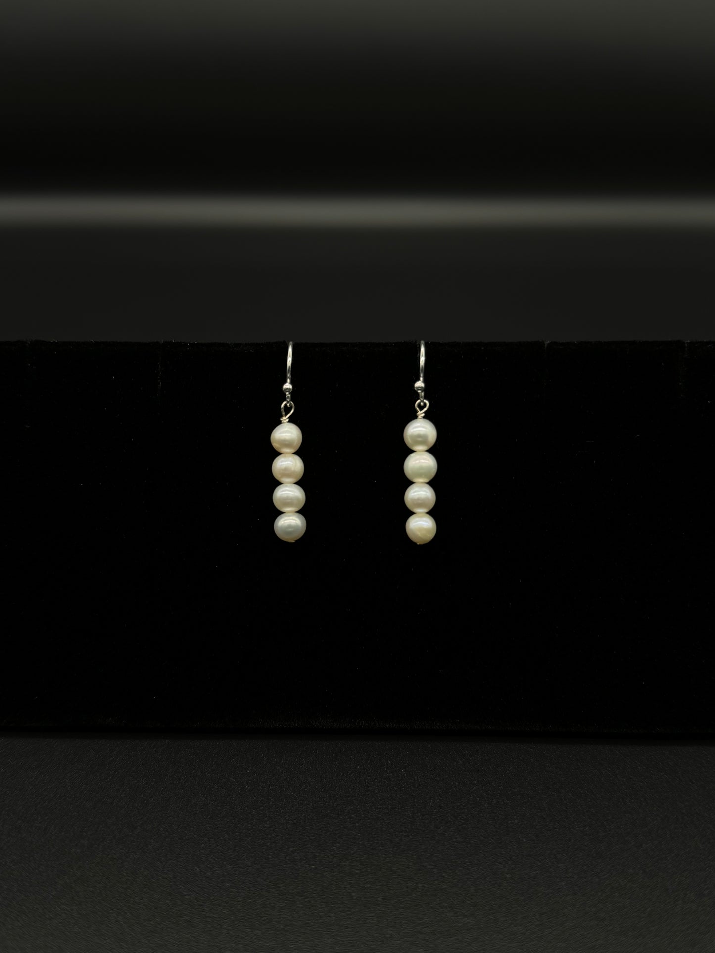 3 Pearl Earrings