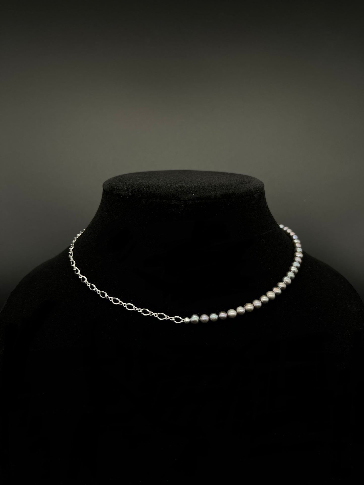 Ambiguous Silver Necklace