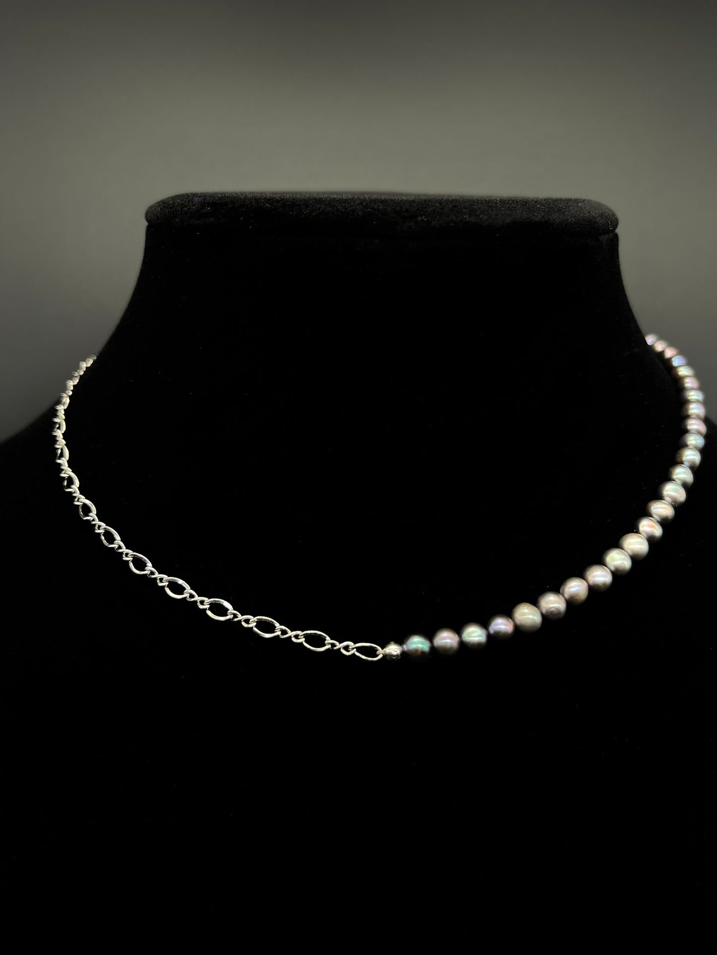 Ambiguous Silver Necklace