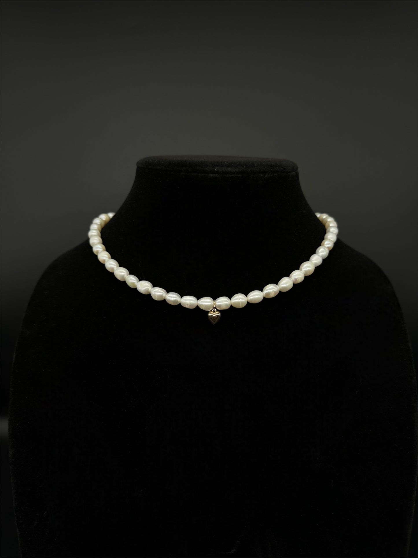 Pearl Heart Necklace